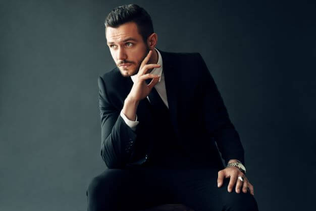 The Lounge Suit Dress Code For Men 5 man in sharp suit