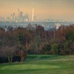 Best Golf Courses in London 23 surrey golf course looking over london city skyline