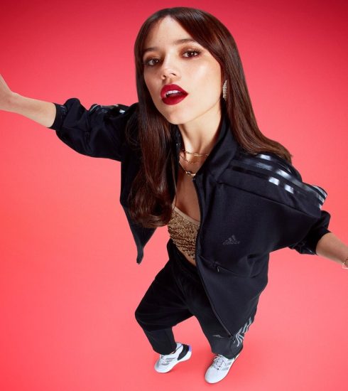 Jenny Ortega in Adidas