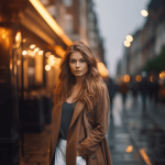 elegant young woman