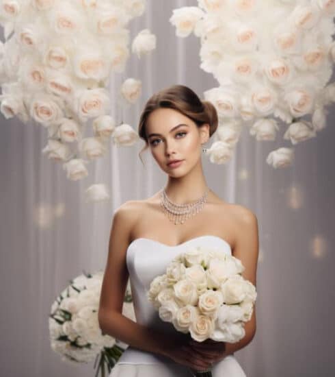 radiant bride wearing Wedding Jewellery
