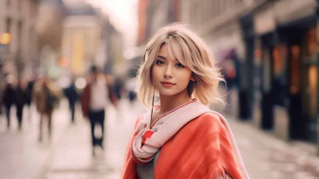 The Autumn Fashion Trends recommended by Experts in 2023 5 momo wearing a red shawl