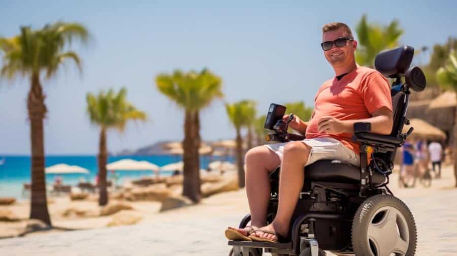 Planning a Year of Inclusive Adventures with These Top Tips 3 wheelchair user on holiday