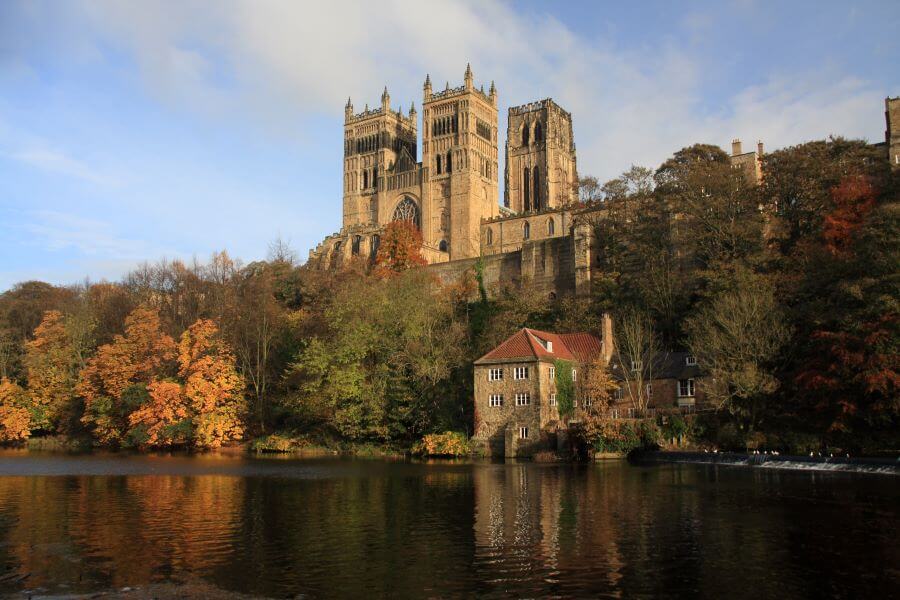 UK getaway destinations in 2024 that are walkable cities accessible by train 3 Durham Cathedral and the River Wear