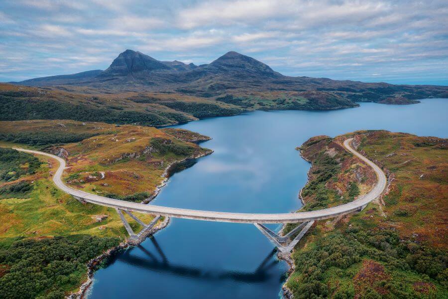 4 UK road trips to add to your bucket list 2 Kylesku Bridge along the NC500 in Northern Scotland