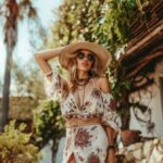 Chic and Cheerful Boho-Inspired Fashion Essentials to Holiday in Style 4 woman with boho style on holiday