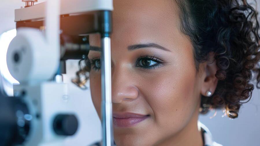 How to develop good eye health 3 jojo having eye test