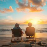 Is the FIRE Movement Realistic? 4 momo and jojos mums sitting on the beach