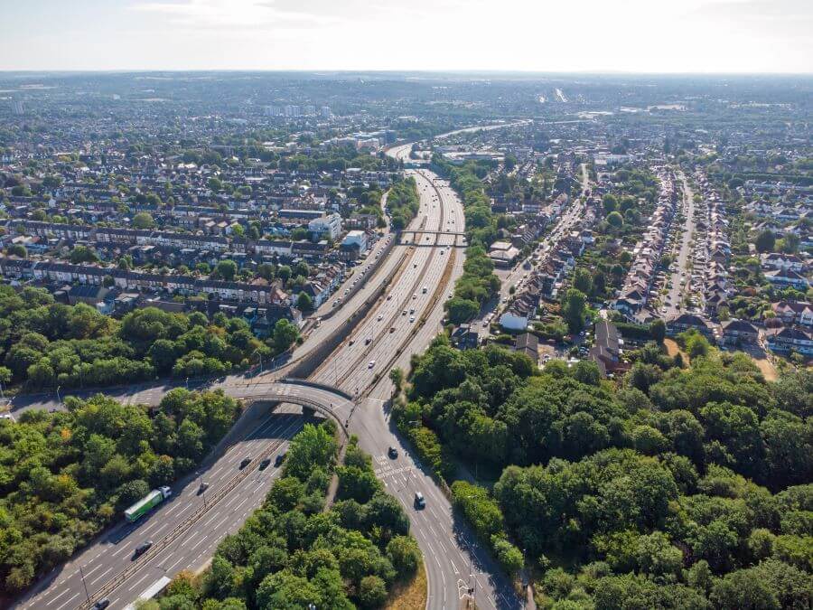 What do the 5 hottest London postcodes have to offer? 5 A406 looking into Woodford