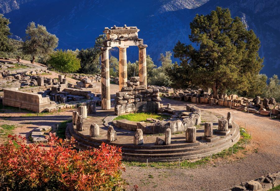 Ancient monuments to visit in Greece 2 Temple of Apollo at Delphi