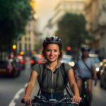Is it safe to cycle in London? 6 jojo on her bike