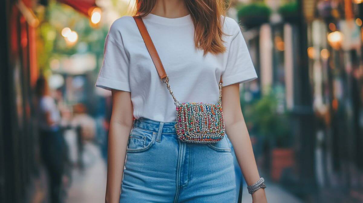 Spring Fashion Trends to Look Out for in 2025 2 beaded bag on london streets