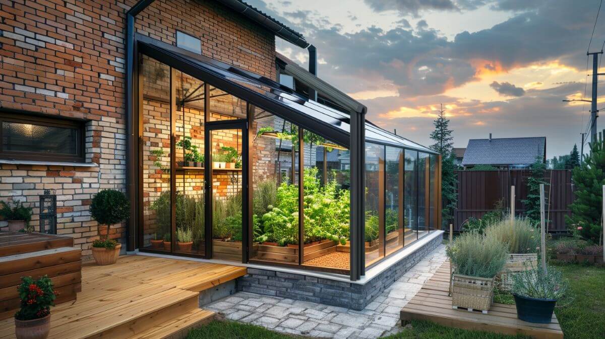 Design Tips for a Beautiful and Functional Outdoor Space 8 lean to greenhouse